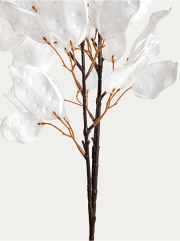 Sztuczna gałązka w kolorze białym - wys. 90 cm