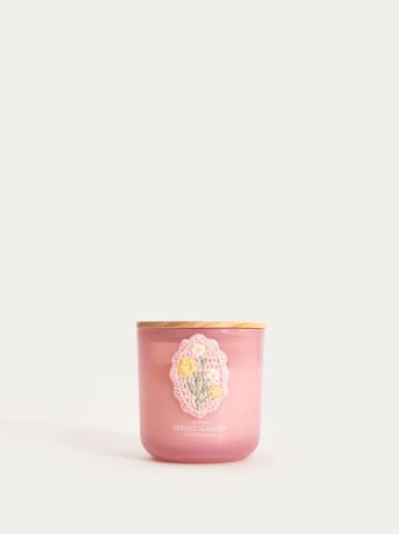 Duftkerze "Spring Garden" in Rosa - 300 g