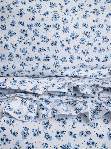 Microvezel beddengoedset "Melanie" blauw