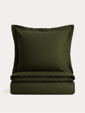 Homla Satijnen beddengoedset "Milo" groen