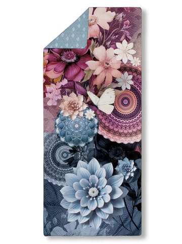 Strandtuch "Asher" in Rosa/ Blau