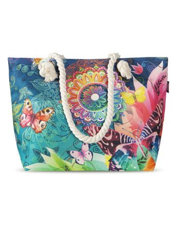 Torba plażowa "Parada" ze wzorem - 60 x 43 cm