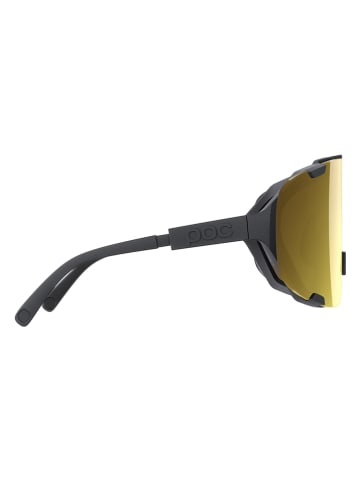 POC Fahrradbrille "Devour +" in Schwarz/ Gold