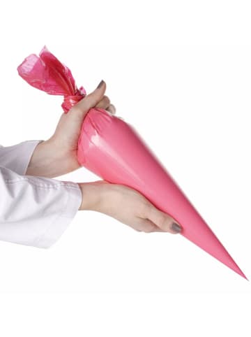 Rękawy cukiernicze (24 szt.) w kolorze jasnoróżowym - dł. 36 cm
