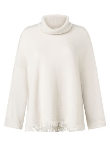 Wollrollkragenpullover in Weiß