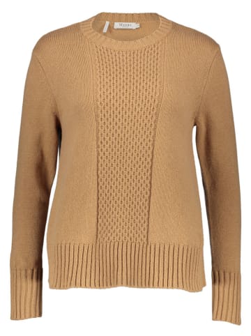 Wollpullover in Camel