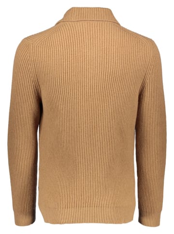 Wollpullover in Camel