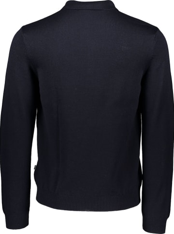 Wollpullover in Dunkelblau