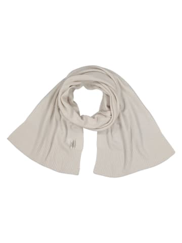 Wollschal in Creme