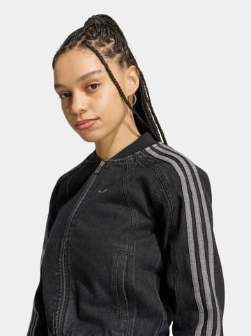 adidas Kurtka dżinsowa w kolorze czarnym
