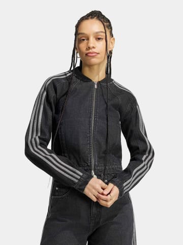 adidas Jeansjacke in Schwarz