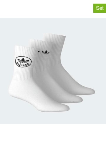 adidas 3er-Set: Socken in Weiß