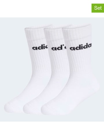 adidas 3er-Set: Socken in Weiß