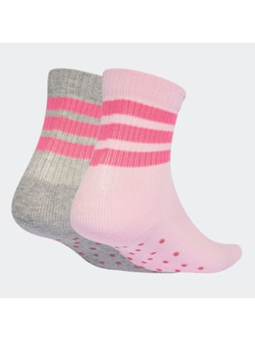 adidas 2er-Set: Socken in Grau/ Rosa