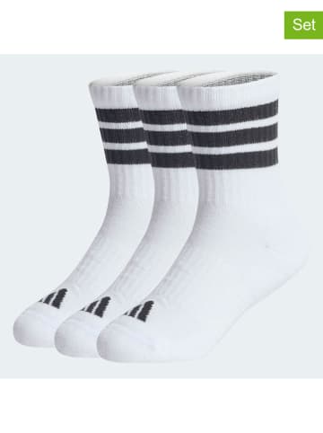 adidas 3er-Set: Socken in Weiß
