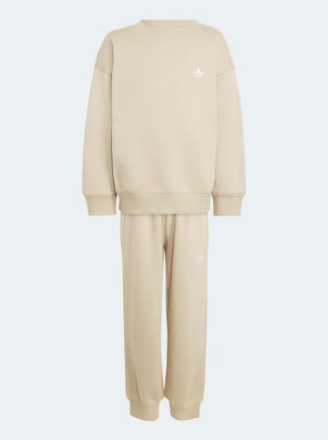 adidas 2-delige outfit beige