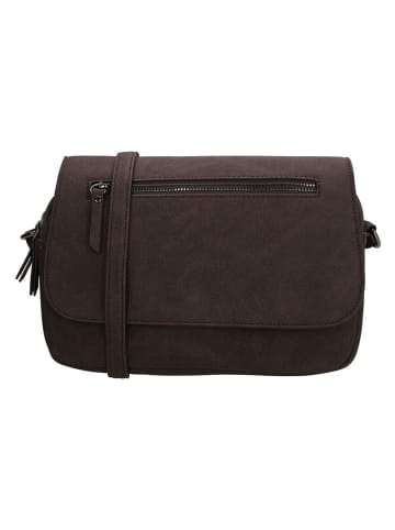 Schoudertas "Cambrils" bruin - (B)26 x (H)18 x (D)8 cm