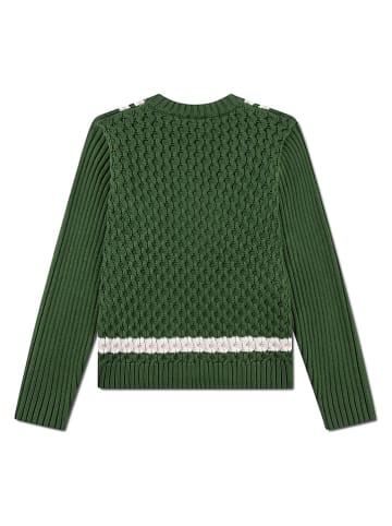 Sweter w kolorze zielonym