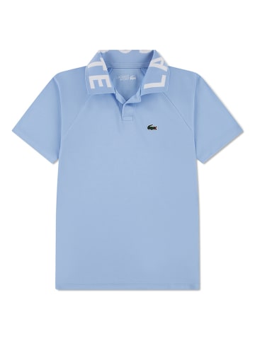 Koszulka polo w kolorze błękitnym