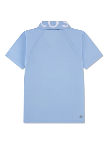Koszulka polo w kolorze błękitnym