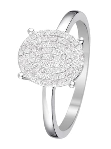 Witgouden ring "Sublissime" met diamanten