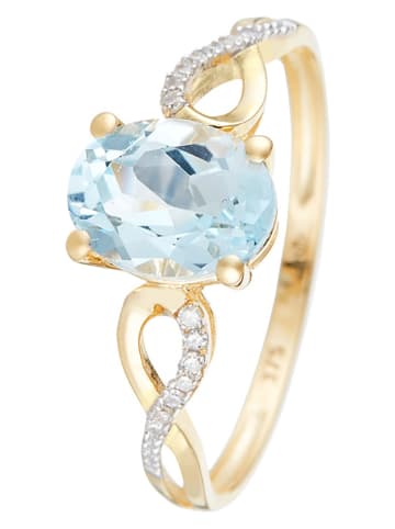 Gold-Ring "Tobago" mit Diamanten
