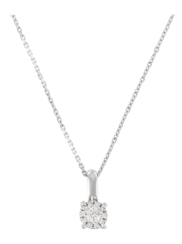 Weißgold-Anhänger "Akna" mit Diamanten