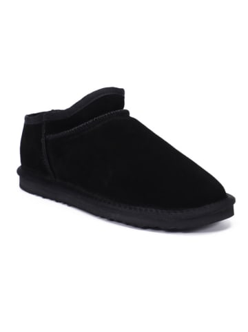 Leren winterboots "Jackie" zwart