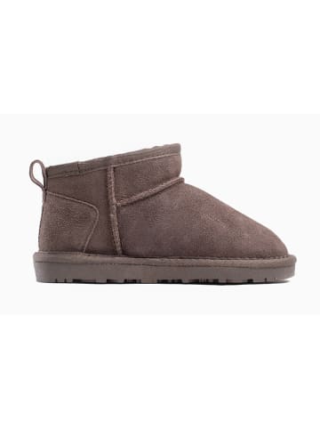 Leren winterboots "Mindiki" oudroze