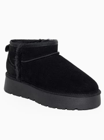 Leren winterboots "Wizz" zwart