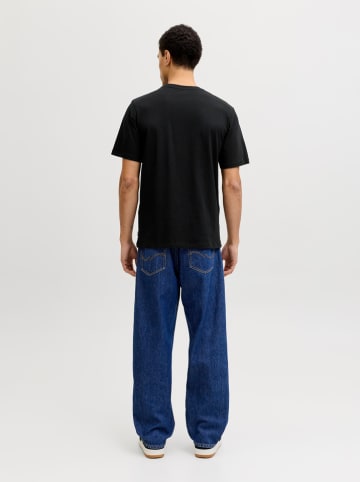 3er-Set: Shirts "Jjeorganic" in Schwarz
