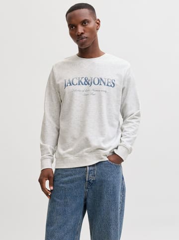 Sweatshirt "Devin" zilverkleurig