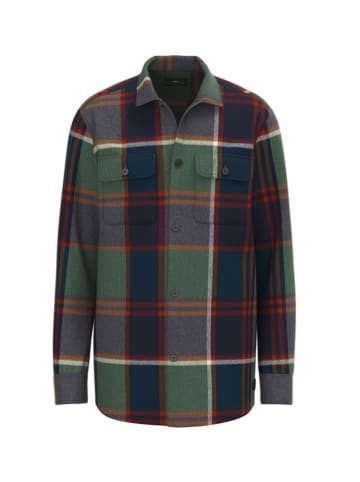 Hemdjacke in Dunkelgrün/ Dunkelblau/ Bordeaux