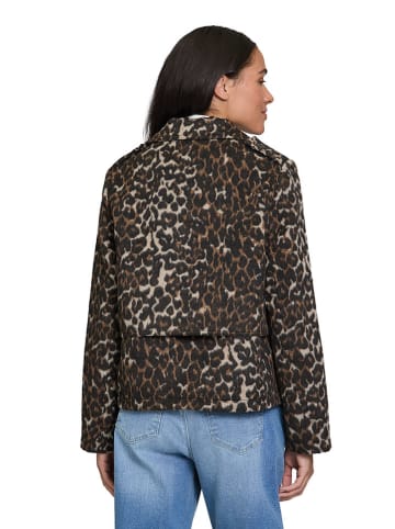 Hemdjacke in Braun/ Schwarz