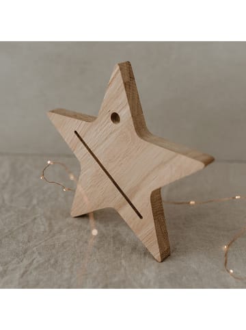 Kartenständer "Stern" in Natur - Ø 20 cm