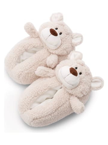 Kapcie "Bear Bendix" w kolorze beżowym