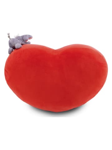 Poduszka "Love" w kolorze czerwonym - 27 x 42 cm
