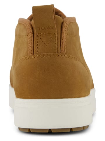 Skórzane sneakersy w kolorze karmelowym