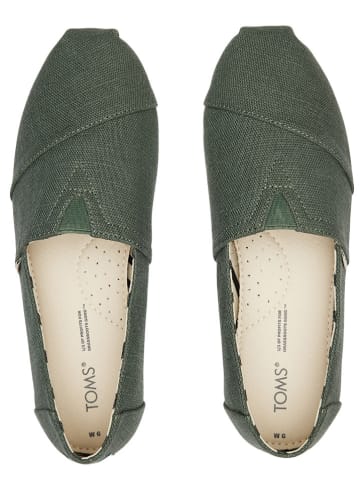 Slippersy w kolorze khaki
