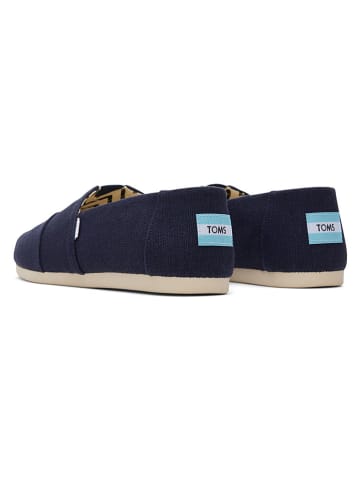 Slippersy w kolorze granatowym