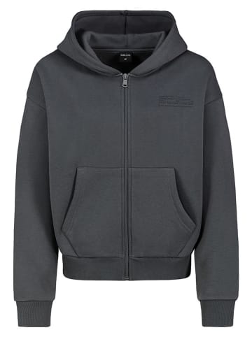 Sweatvest antraciet