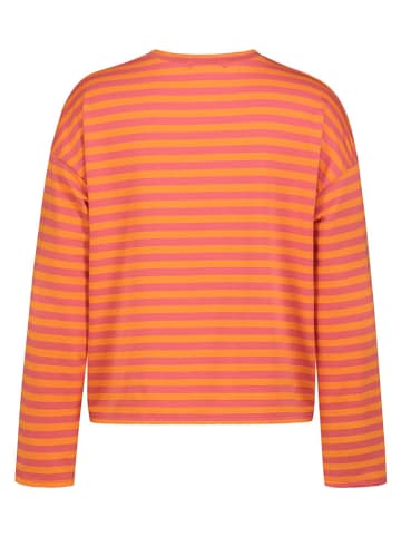 Longsleeve oranje/roze