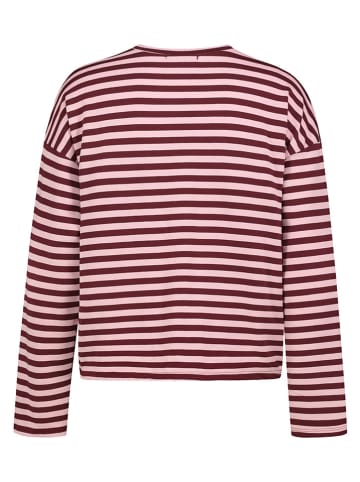 Longsleeve in Rosa/ Bordeaux