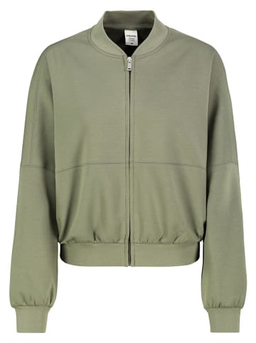 Sweatjacke in Grün