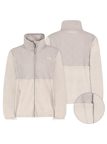 Fleece vest crème/beige