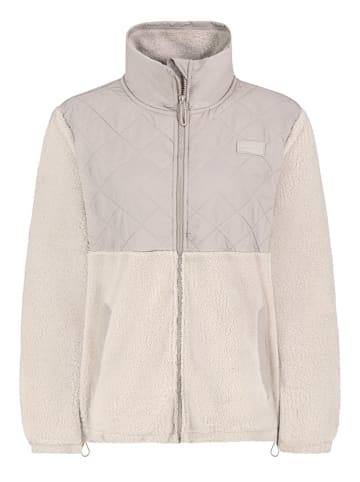 Fleecejacke in Creme/ Beige