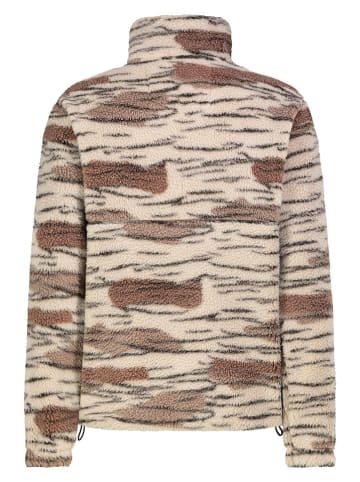 Fleece trui beige