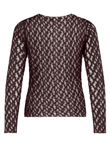 Bluse in Bordeaux