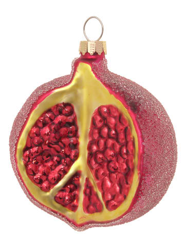 Christbaumornament "Granatapfel" in Rot - Ø 9 cm