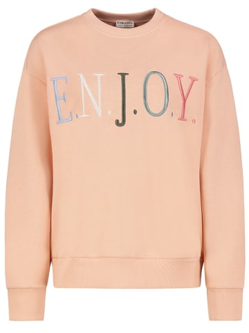 Sweatshirt in Apricot